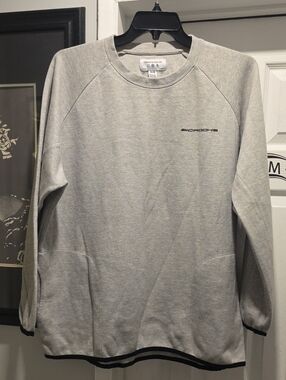 Crooks & Castles Light Gray Crewneck Pullover Sweatshirt